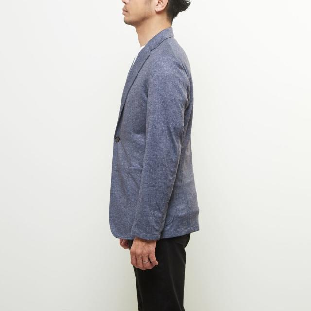 メンズメルローズ（MEN’S MELROSE）/プリントテックトリコットメッシュジャケット_4
