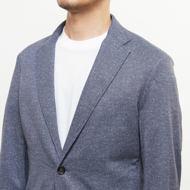 メンズメルローズ（MEN’S MELROSE）/プリントテックトリコットメッシュジャケット_7