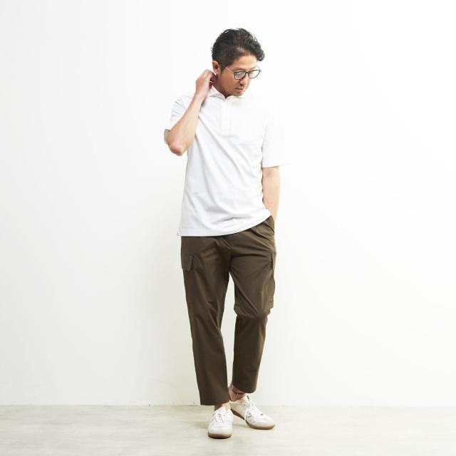 メンズメルローズ（MEN’S MELROSE）/《WEB限定》【全6サイズ展開】クールエアストレッチテーパードカーゴパンツ