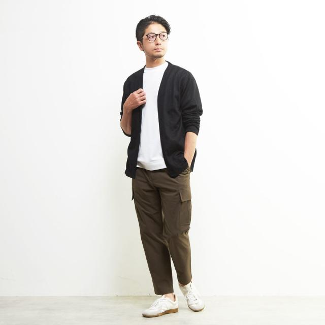 メンズメルローズ（MEN’S MELROSE）/《WEB限定》【全6サイズ展開】クールエアストレッチテーパードカーゴパンツ