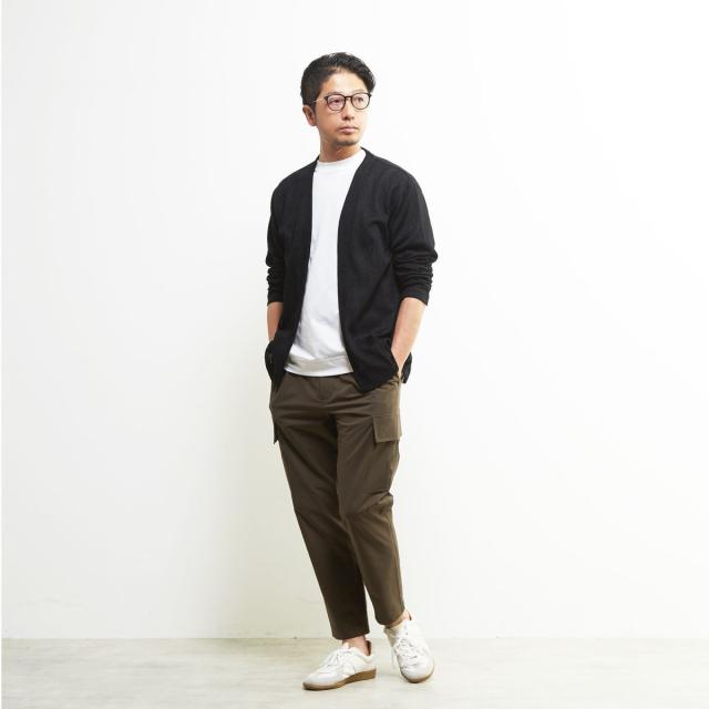 メンズメルローズ（MEN’S MELROSE）/《WEB限定》【全6サイズ展開】クールエアストレッチテーパードカーゴパンツ