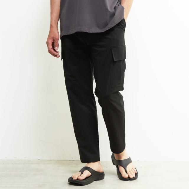 メンズメルローズ（MEN’S MELROSE）/《WEB限定》【全6サイズ展開】クールエアストレッチテーパードカーゴパンツ