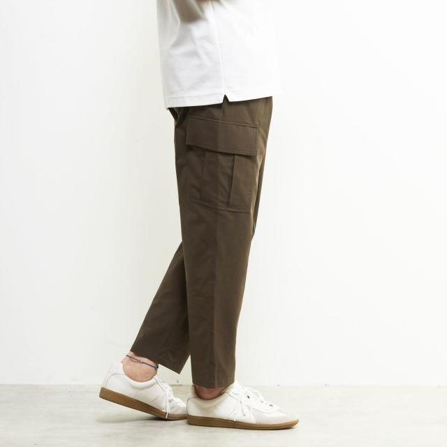 メンズメルローズ（MEN’S MELROSE）/《WEB限定》【全6サイズ展開】クールエアストレッチテーパードカーゴパンツ