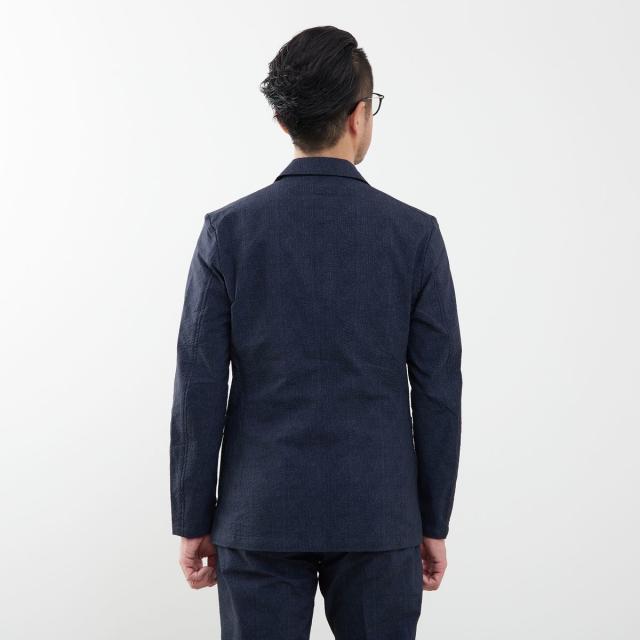 メンズメルローズ（MEN’S MELROSE）/プリントテックサッカーイージージャケット(セットアップ可)_5