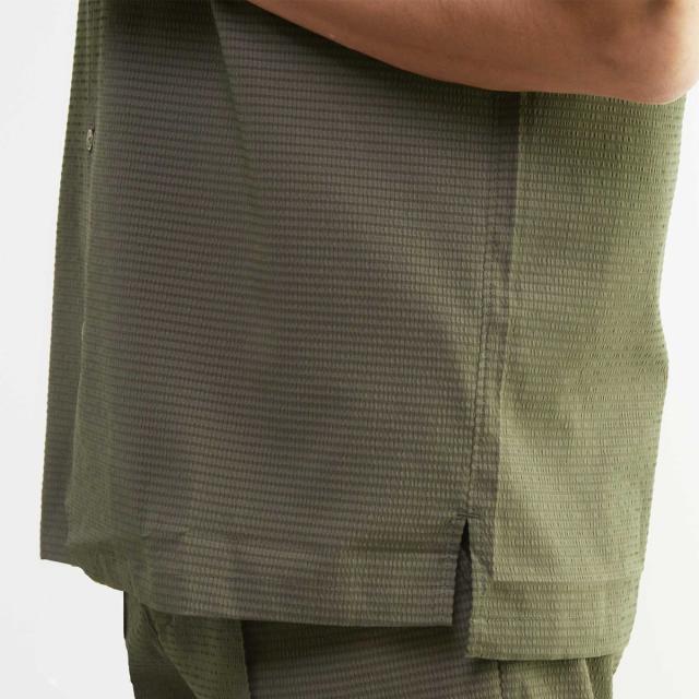 メンズメルローズ（MEN'S MELROSE）/DOTAIRサッカーオープンカラー