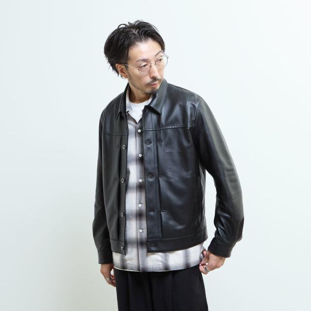 メンズメルローズ（MEN'S MELROSE）/シープナッパレザー /トラッカーズ