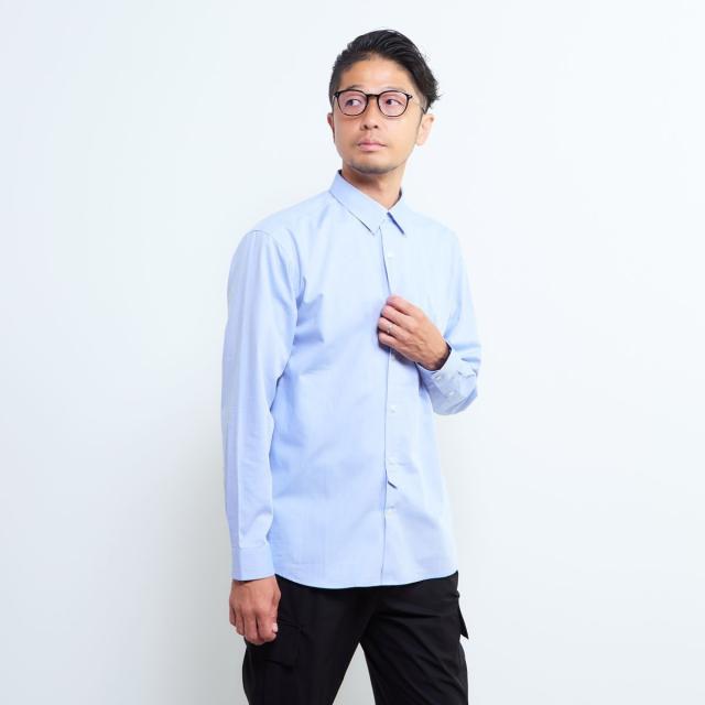 メンズメルローズ（MEN’S MELROSE）/《WEB限定》SIDOGRAS スタンダードレギュラーカラーシャツ