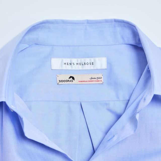 メンズメルローズ（MEN’S MELROSE）/《WEB限定》SIDOGRAS スタンダードレギュラーカラーシャツ