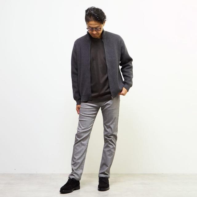 メンズメルローズ（MEN’S MELROSE）/《WEB限定》【全6サイズ展開】ハイパーストレッチヘリンボーン5ポケットパンツ