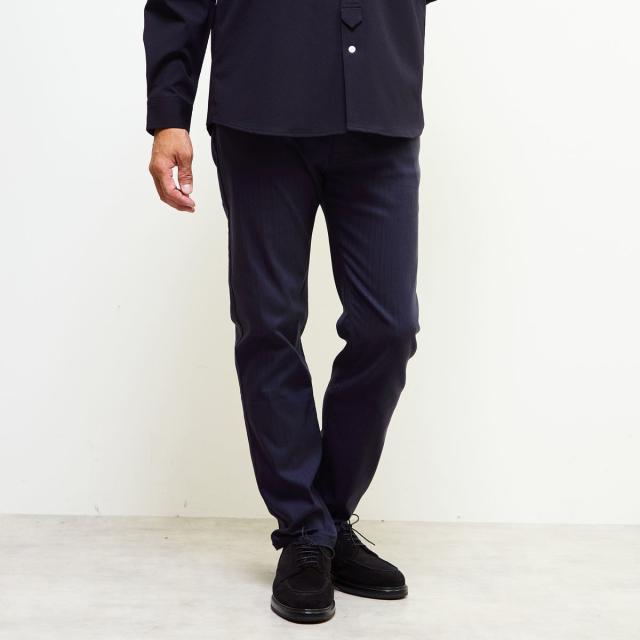 メンズメルローズ（MEN’S MELROSE）/《WEB限定》【全6サイズ展開】ハイパーストレッチヘリンボーン5ポケットパンツ