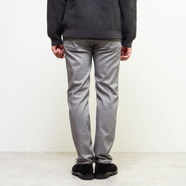 メンズメルローズ（MEN’S MELROSE）/《WEB限定》【全6サイズ展開】ハイパーストレッチヘリンボーン5ポケットパンツ