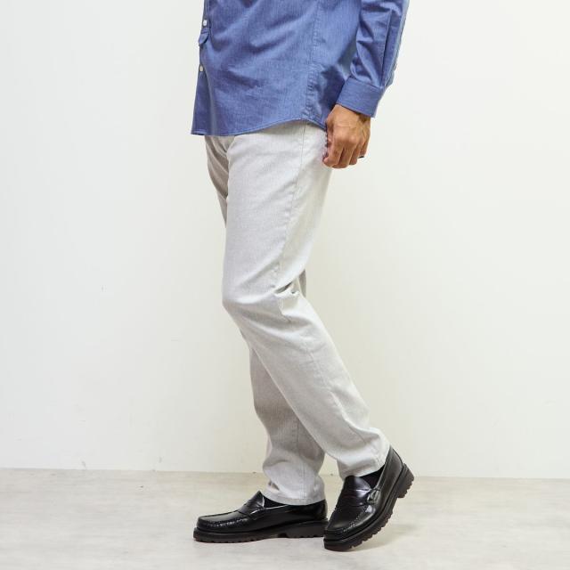 メンズメルローズ（MEN’S MELROSE）/《WEB限定》【全6サイズ展開】ハイパーストレッチヘリンボーン5ポケットパンツ