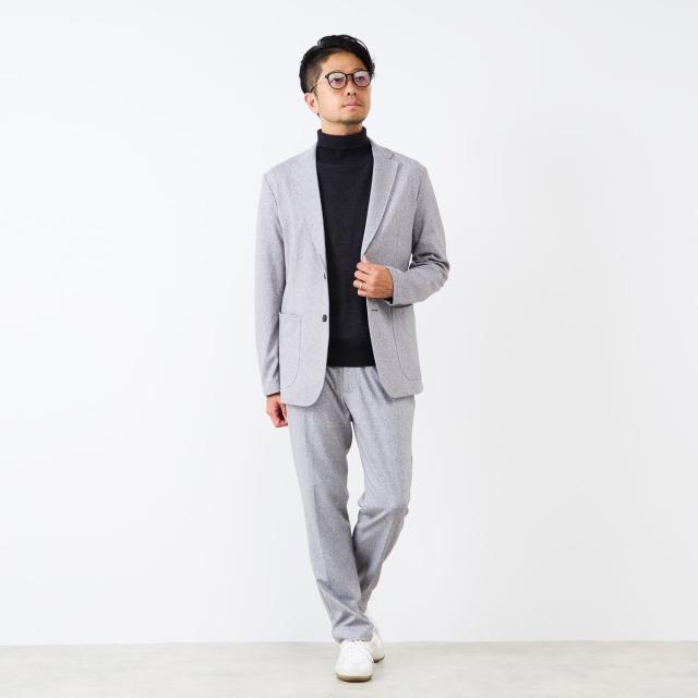 メンズメルローズ（MEN’S MELROSE）/プリントテックジャージテーパードコンフォートパンツ(セットアップ可)_16