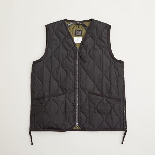 メンズメルローズ（MEN’S MELROSE）/【TAION/タイオン】ミリタリー Vネックジップ ダウンベスト_10