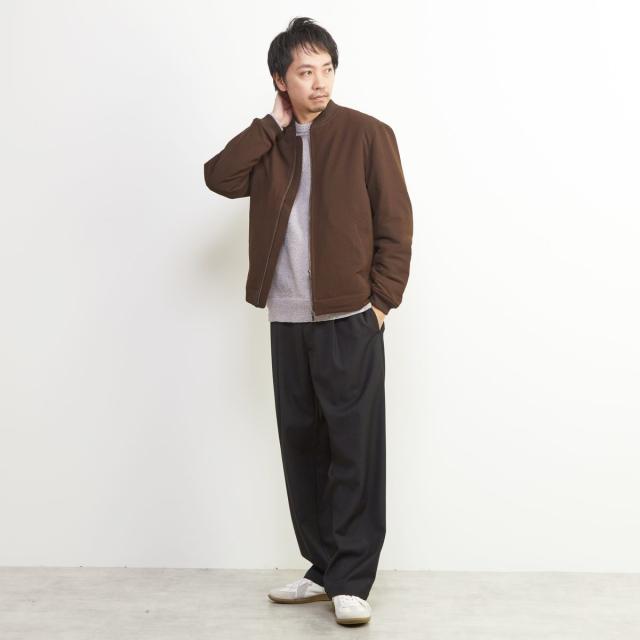 メンズメルローズ（MEN’S MELROSE）/ライトモールクルーネックニット