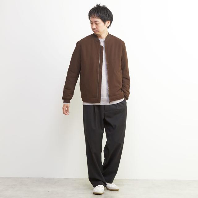 メンズメルローズ（MEN’S MELROSE）/ライトモールクルーネックニット