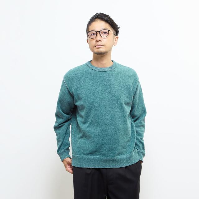 メンズメルローズ（MEN’S MELROSE）/ライトモールクルーネックニット