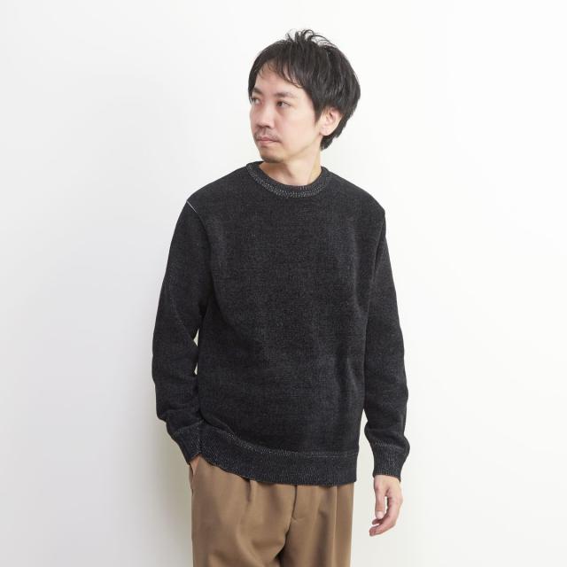 メンズメルローズ（MEN’S MELROSE）/ライトモールクルーネックニット