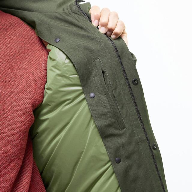 メンズメルローズ（MEN'S MELROSE）/ボンディングツイルスタンドカラー