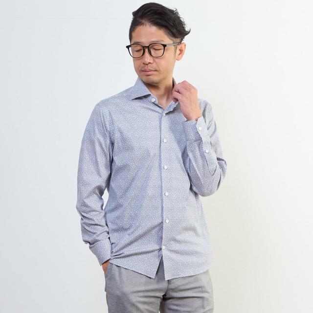 メンズメルローズ（MEN’S MELROSE）/HITOYOSHIダブルネーム ｜ プレミアムジャージシャツ