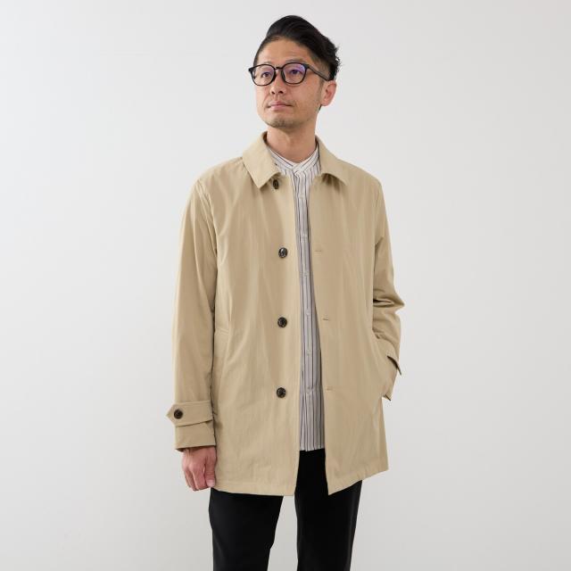 MEN'S MELROSE ベージュ トレンチコート メンズメルローズ（MEN'S MELROSE）/《WEB限定》4WAYクロスバルカラー