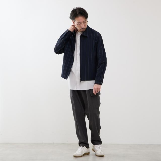 メンズメルローズ（MEN’S MELROSE）/シュリンクトラベストカーゴパンツ_15