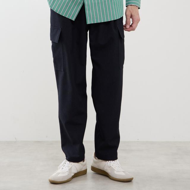 メンズメルローズ（MEN’S MELROSE）/シュリンクトラベストカーゴパンツ_17