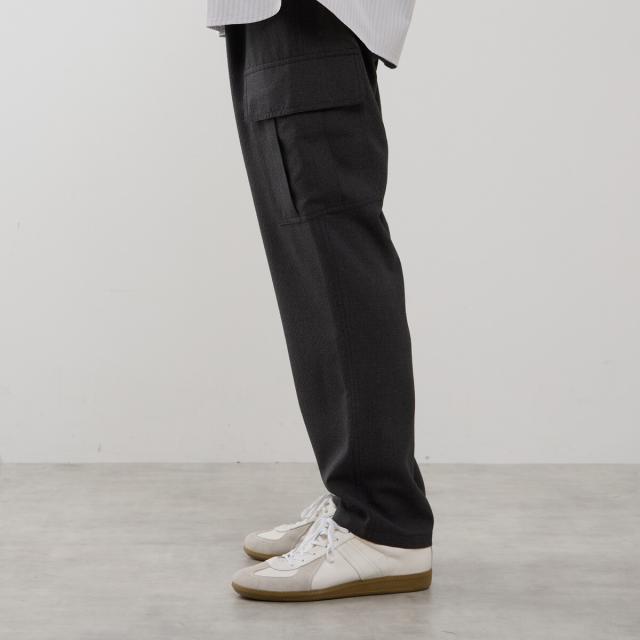 メンズメルローズ（MEN’S MELROSE）/シュリンクトラベストカーゴパンツ_3