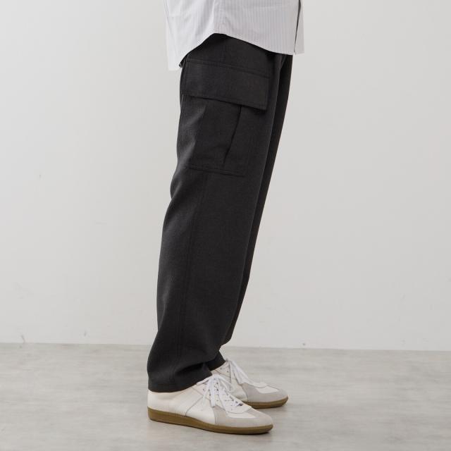 メンズメルローズ（MEN’S MELROSE）/シュリンクトラベストカーゴパンツ_5