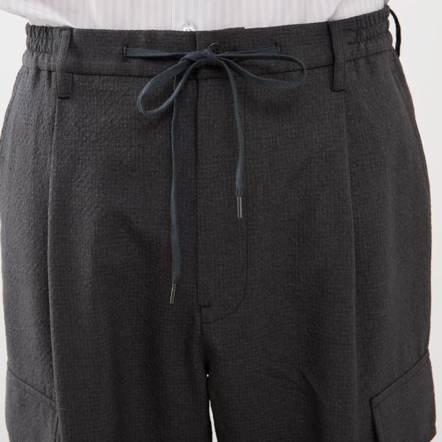 メンズメルローズ（MEN’S MELROSE）/シュリンクトラベストカーゴパンツ_6