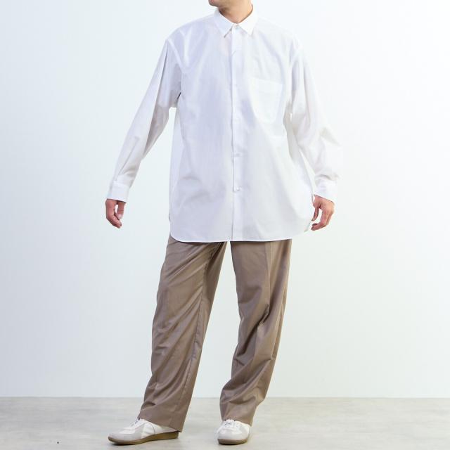 メンズメルローズ（MEN’S MELROSE）/【MASTER FRAME/マスターフレーム】ワイドレギュラーシャツ_15