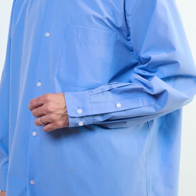 メンズメルローズ（MEN’S MELROSE）/【MASTER FRAME/マスターフレーム】ワイドレギュラーシャツ_7