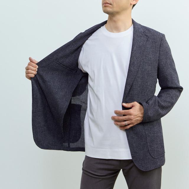 メンズメルローズ（MEN’S MELROSE）/ビシュウサマーツィードライトジャケット_9