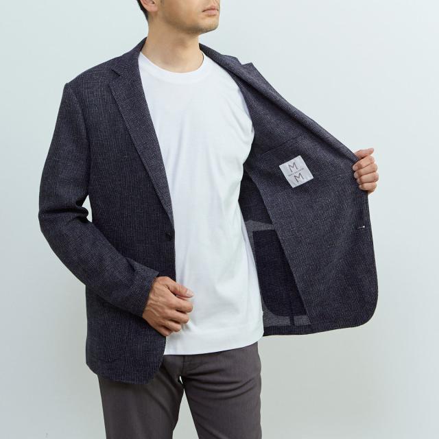 メンズメルローズ（MEN’S MELROSE）/ビシュウサマーツィードライトジャケット_10
