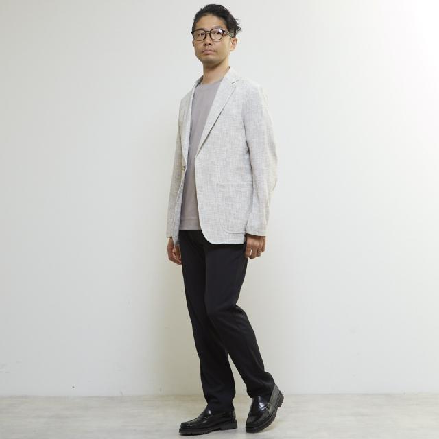 メンズメルローズ（MEN’S MELROSE）/ビシュウサマーツィードライトジャケット_19