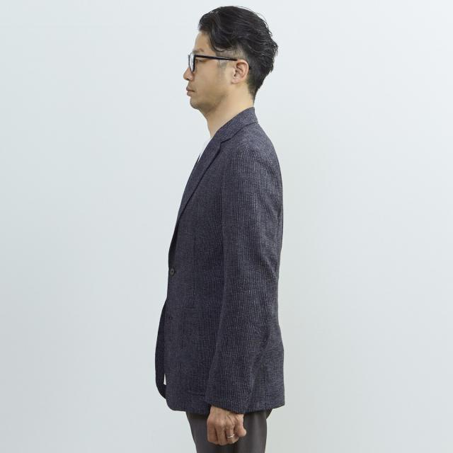 メンズメルローズ（MEN’S MELROSE）/ビシュウサマーツィードライトジャケット_4