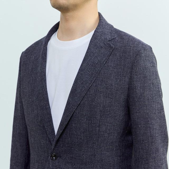 メンズメルローズ（MEN’S MELROSE）/ビシュウサマーツィードライトジャケット_7