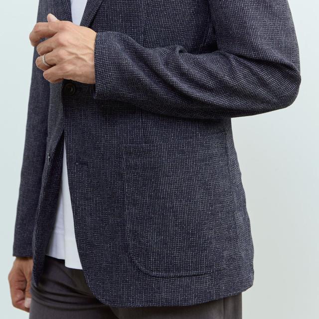メンズメルローズ（MEN’S MELROSE）/ビシュウサマーツィードライトジャケット_8