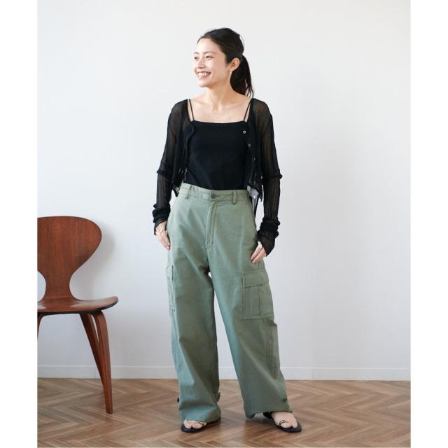 EMILY WEEK オーガニックコットン混ストレッチブラキャミソール 追加》オーガニックコットン混 ストレッチブラキャミソール