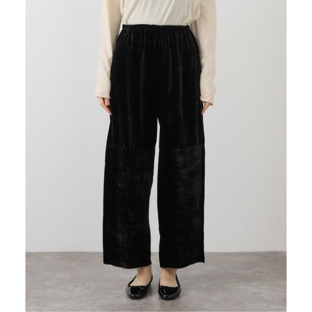 【HELENE PARIS】Shirring Layered Skirt Bootcut Pants /追跡付 HELENE PARIS】Shirring Layered Skirt Bootcut Pants /追跡付