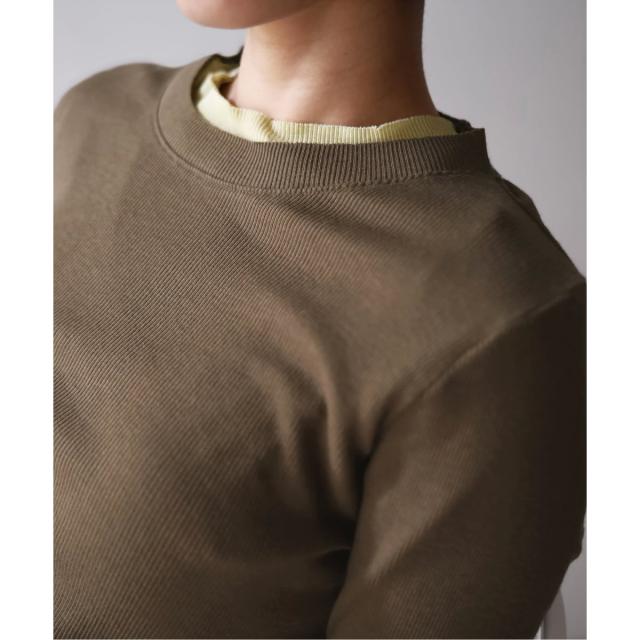 エミリーウィーク（emilyweek）/《追加》コットンカシミヤテレコクループルオーバー