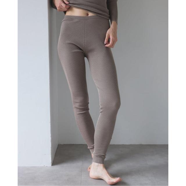 エミリーウィーク（emilyweek）/シルク混リブレギンス エミリーウィーク（emilyweek）/シルク混リブレギンスの通販はau PAY