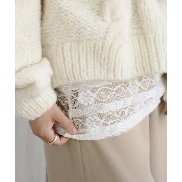 エミリーウィーク（emilyweek）/シャーリングレースロングキャミソール