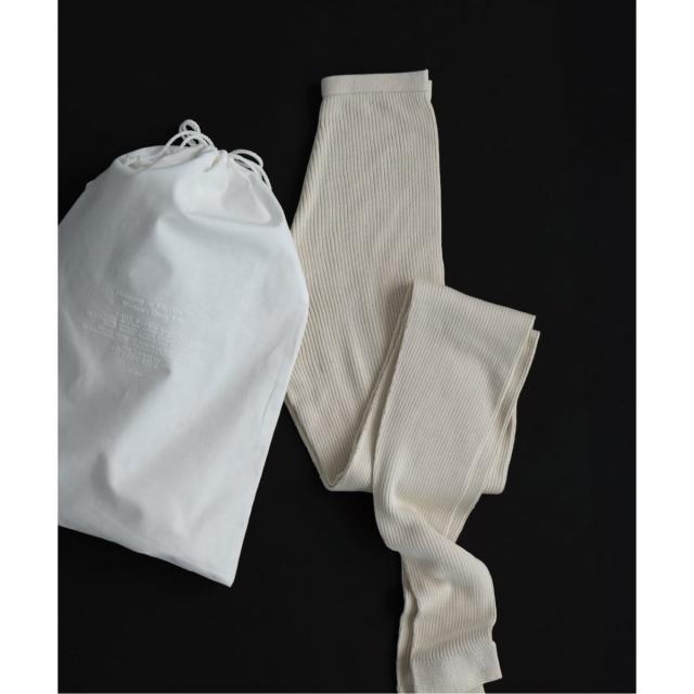 エミリーウィーク（emilyweek）/シルク混リブレギンス（ギフト巾着付き）