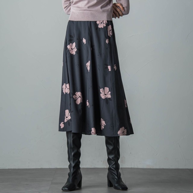 ロートレアモン デュクラス（LAUTREAMONT DE CLASSE） FLOWER PRINT SKIRT