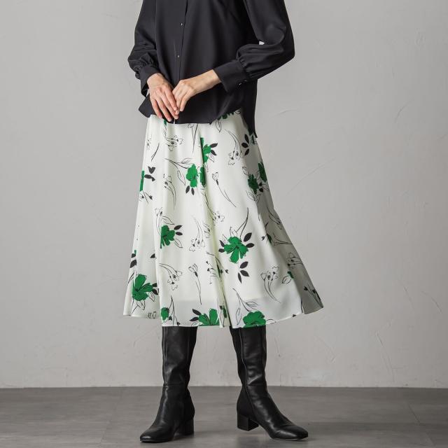 ロートレアモン デュクラス（LAUTREAMONT DE CLASSE）/FLOWER PRINT SKIRT_3
