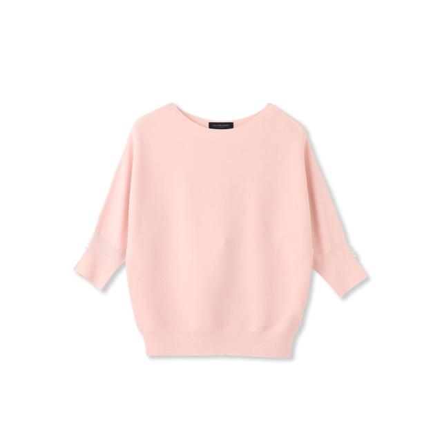 ロートレアモン デュクラス（LAUTREAMONT DE CLASSE）/袖パール付き 5分袖ニット