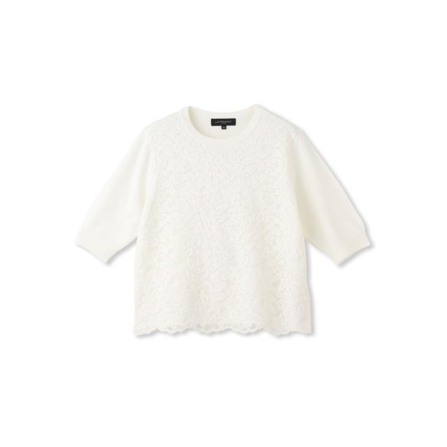 ロートレアモン デュクラス（LAUTREAMONT DE CLASSE）/ボタニカルレース×ニットプルオーバー