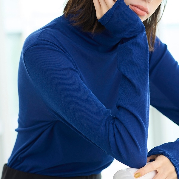 リズム（R_ISM）/【R−ISM人気アイテム・洗える】シアータートルネックカットソー