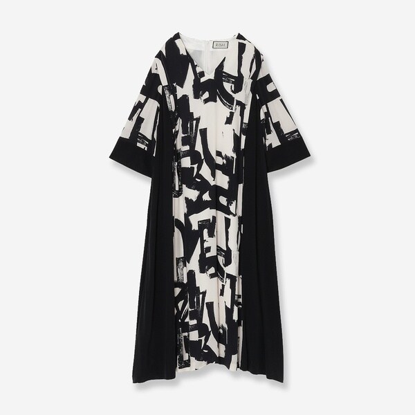 リズム（R_ISM）/【洗える】アートプリントワンピース